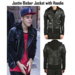 All Around The World Justin Bieber Black Leather Jacket