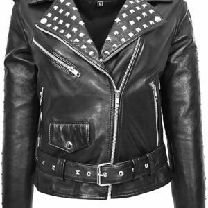 Keira Knightley Black Leather Jacket