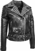 Knightley (Domino Harvey) Black Leather Jacket