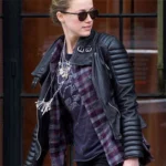 Quilted Amber Heard Jacket