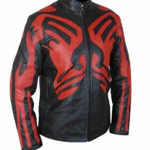 Star Wars Darth Maul Cafe Racer Leather Jacket