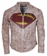 Superman Inspired Waxed Leather Jacket
