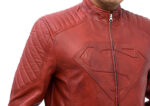 Superman Tom Welling Red Leather Jacket