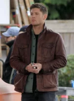 Supernatural Season 7 Jensen Ackles (Dean Winchester) Suede Brown Jacket