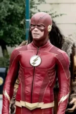 The Flash Red Cosplay Leather Jacket Costume