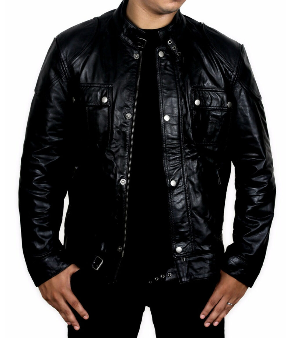 Welcome To The Punch James McAvoy Black Leather Jacket