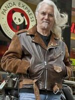 Billy Connolly Route 66 Motorcycle Leather Jacket