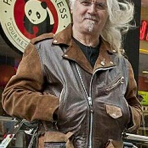 Billy Connolly Route 66 Motorcycle Leather Jacket