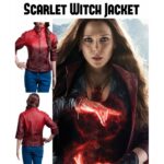 Avengers Age Of Ultron Wanda Maximoff Red Jacket