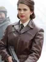 Captain America The First Avenger Peggy Carter Brown Jacket