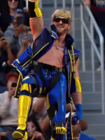 Alex-Riley WWE Blue Leather Vest