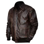 Men A2 Bomber Leather Jacket