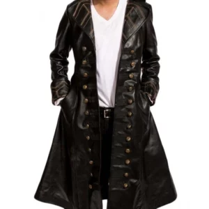 Once Upon A Time Captain Hook Leather Coat
