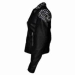 Paige Black Studded WWE Biker Style Leather Jacket
