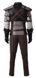 The Witcher 3 Wild Hunt Geralt Cosplay Leather Costume