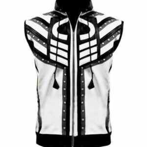 WWE Cody Rhodes Hooded Leather Vest