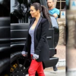 Kim Kardashian Red Pants