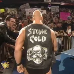 WWE Stone Cold Skull Black Motorcycle Vest