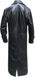 Buffy The Vampire Slayer Spike Trench Leather Jacket Coat - Famous Jackets