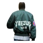 Kanye West Yeezus Tour Leather Bomber Jacket