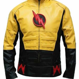 Replica Superhero Reverse Flash Leather Jacket Costume For Sale