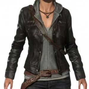 Rise Of The Tomb Raider Lara Croft Leather Costume Jacket
