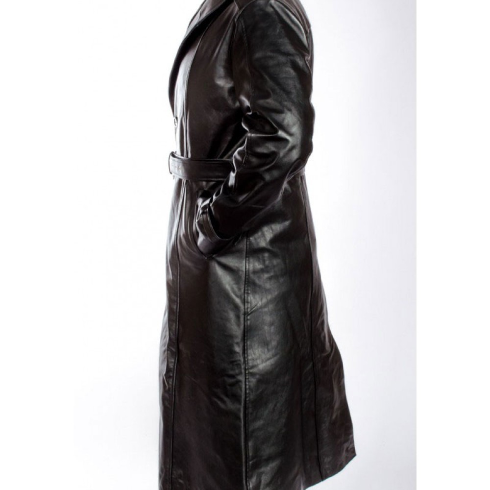 Sin City Mickey Rourke (Marv) Trench Coat Leather Jacket - Famous Jackets