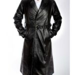 Sin City Mickey Rourke Marv Trench Coat Leather Jacket