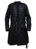 Will Turner Pirates Caribbean 5 Orlando Bloom Trench Leather Coat