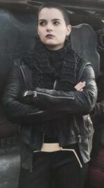 Brianna Hildebrand Deadpool 2016 Black Jacket