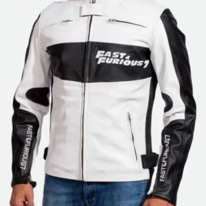 Fast and Furious 7White Leather Jacket