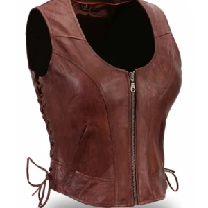 Walking Dead S4 Michonne (Danai Gurira) Leather Vest