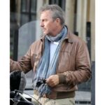 3 Days to Kill Kevin Costner Leather Jacket