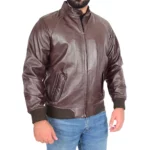 Mens Blouson Leather Jacket