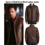 Agents of Shield Brett Dalton Ward Leather Jacket