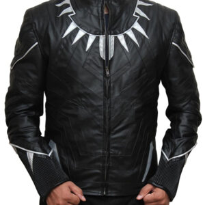 Captain America Civil War Black Panther Leather Jacket