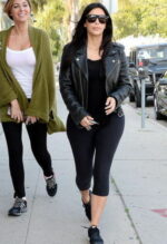 Kim Kardashian Valentino Leather Jacket