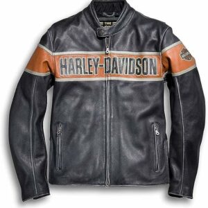Victory Harley Davidson Lane Biker Leather Jacket