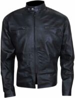Burnt Bradley Cooper (Adam Jones) Black Leather Jacket