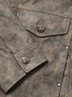 Mens Maverick Rustic Distressed Leather Jacket 6
