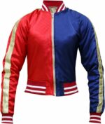 Property Of Joker Blue And Red Harley Quinn Jacket