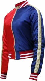 Property Of Joker Harley Quinn Blue And Red Jacket