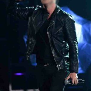 Ryan Tedder Billboard Black Leather Jacket