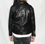 Negan Walking Dead Black Leather Jacket