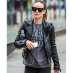 Olivia Wilde Biker Leather Jacket
