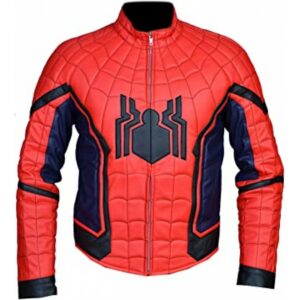 Tom Holland Spider Man Homecoming Red Jacket