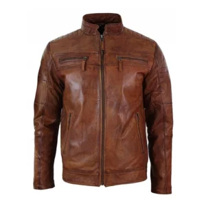 Men Vintage Classic Brown Jacket