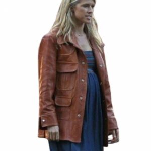 American Made Lucy Seal Sarah Wright Brown Jacket