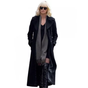 Lorraine Broughton Atomic Blonde Black Coat