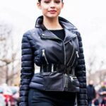 Sofia Carson Paris Leather Jacket